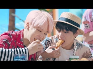 170320 bts (방탄소년단) coconut chicken (꼬꼬넛치킨) (song bts) @ bbq tvcf