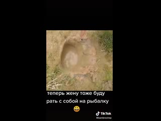 Теперь жену тоже буду брать на рыбалку!!! довольно оригинальный способ рыбалки!?