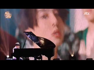 Park jichan performed part of bts 'dynamite' on piano at gda~