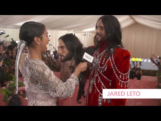 Jared letos two headed met gala look met gala 2019 with liza koshy | vogue