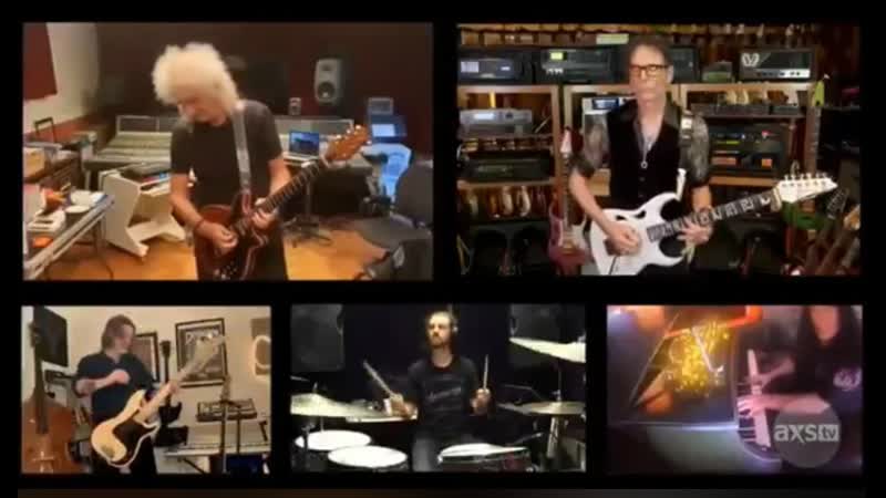 Nuno bettencourt, steve vai, brian may, zakk wylde, yngwie malmsteen, tosin abasi bohemian rhapsody at home and social