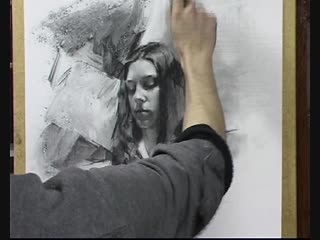 Casey baugh skething the portrait