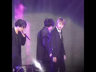 Taejin stared at each other at the end of best of me whats with that stares also seokjin keeps on staring at taehyung