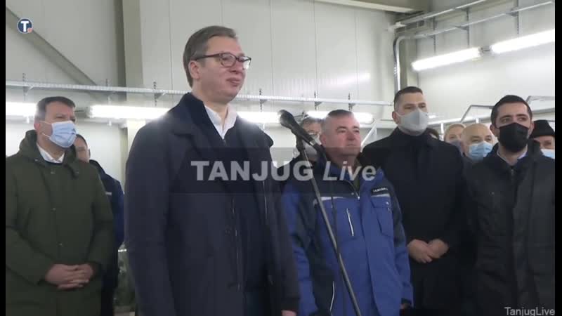 Президент сербии дал старт пуску газа из «турецкого потока»
