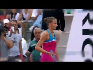 Pliskova hits and breaks umpires chair with racket after wrong ref call ( 480 x 854 )