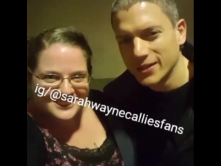 Wentworth miller happily communicates with his fans #3 (september 11, 2015)