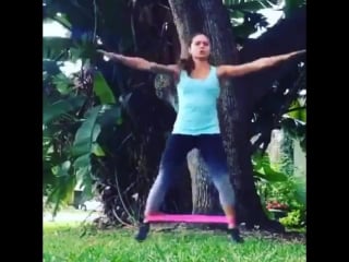 Тренироа с резиновыми петлями mini bands