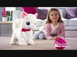 Кошка bianca интерактивная с клубком