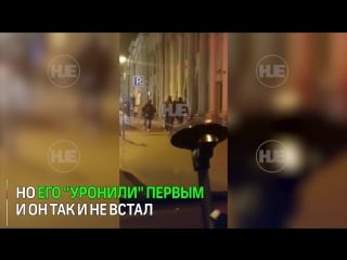 Драка со стрельбой в центре москвы попала на видео