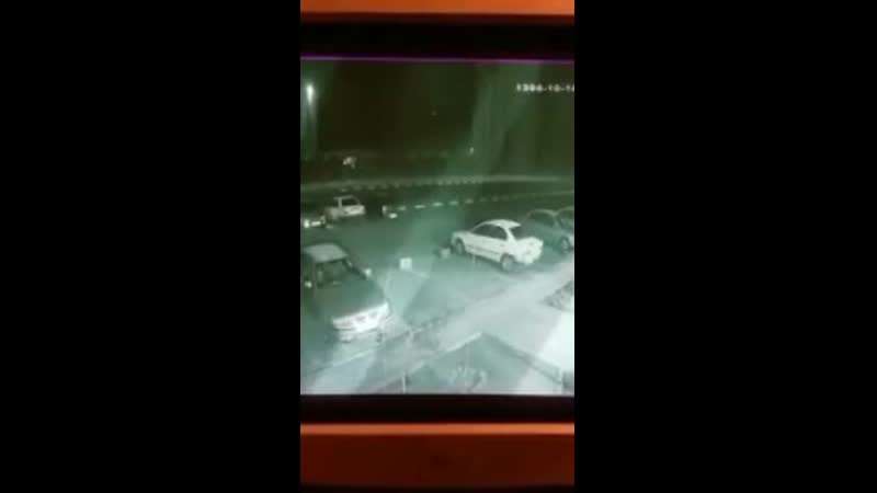 Видеозапись поражения украинского пассажирского самолёта над иранским небом#1