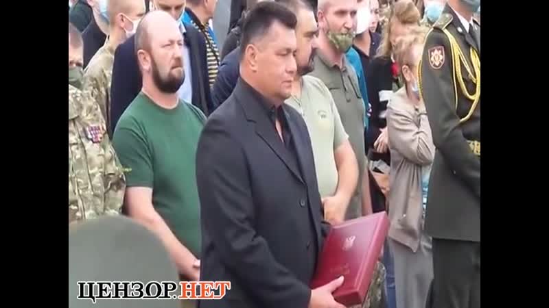 С погибшим героем украины тарасом матвиивым простились на майдане незалежности в киеве