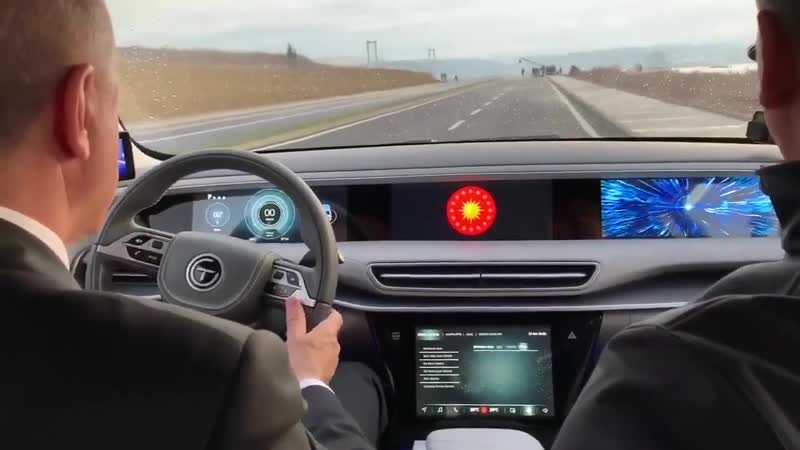 Yerli otomobil togg cumhurbaşkanı erdoğan test sürüşü yaptı