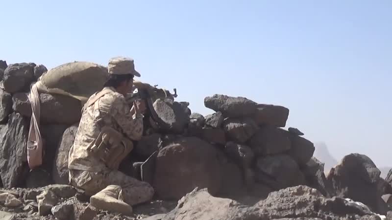 جانب من المعارك التي تخوضها قوات الجيش الوطني ضد المليشيات الإنقلابية في محافظة الجوف