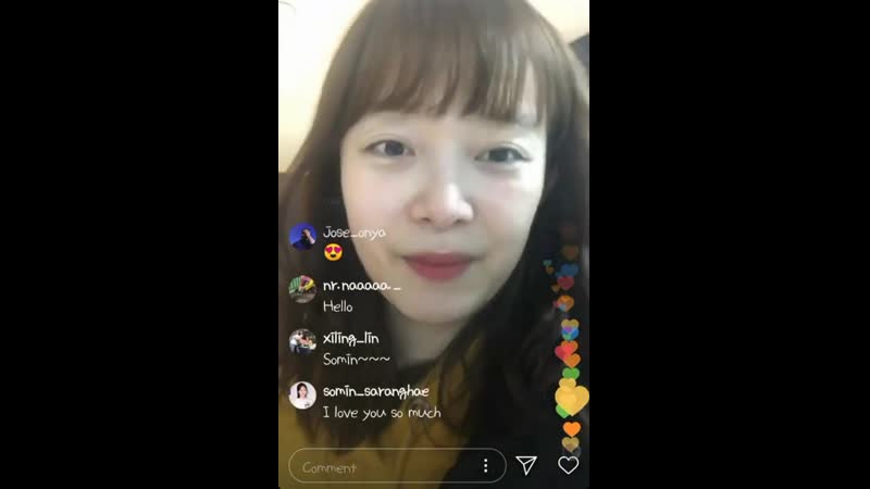 전소민 jeon somin iglive [24jan2020] going out with wook min