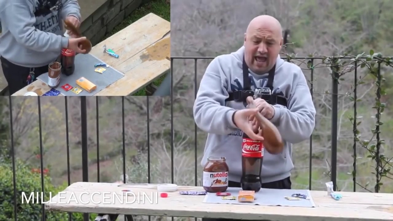 Кока кола + нутелла + ментос + дюрекс