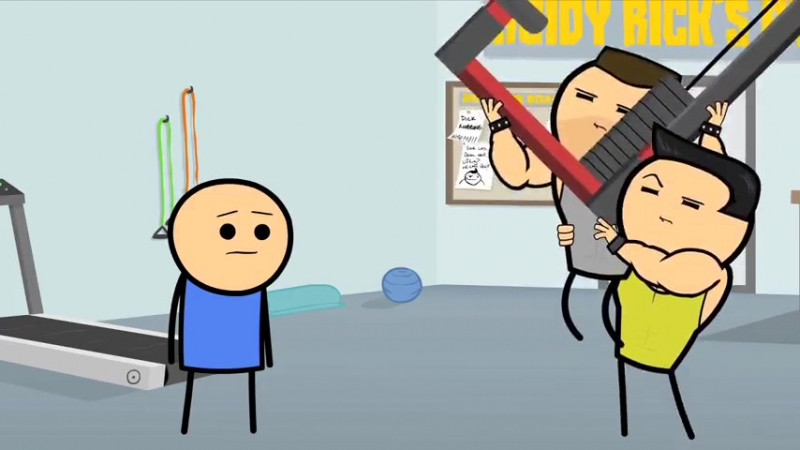 Fitness buff cyanide happiness shorts