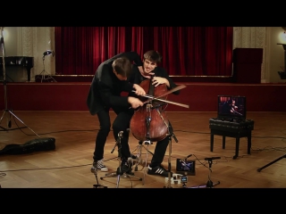2cellos on 1 cello! every teardrop is a waterfall coldplay