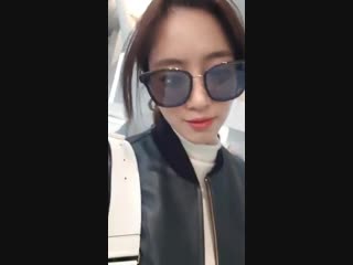 [ig] 181112 eunjung instargam live