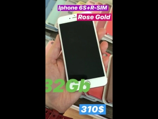 6s+ 32gb rose gold 9/10 r sim 310$