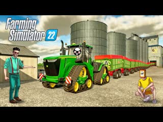 [joe speen] "немного" переборщили с картошкой она не влазит в поезд! farming simulator 22 (1080p)