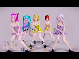 【mmd r 18】気まぐれメルシィ kimagure mercy vocaloid lingerie dress【紳士】