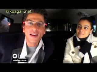 Шахрукх кхан и каджол on backseat with mtv iggy part 3