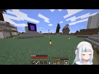 [subber vitalya] [ru sub] как гура ела пиццу в ванне / gura and bathtub pizza [gawr gura]