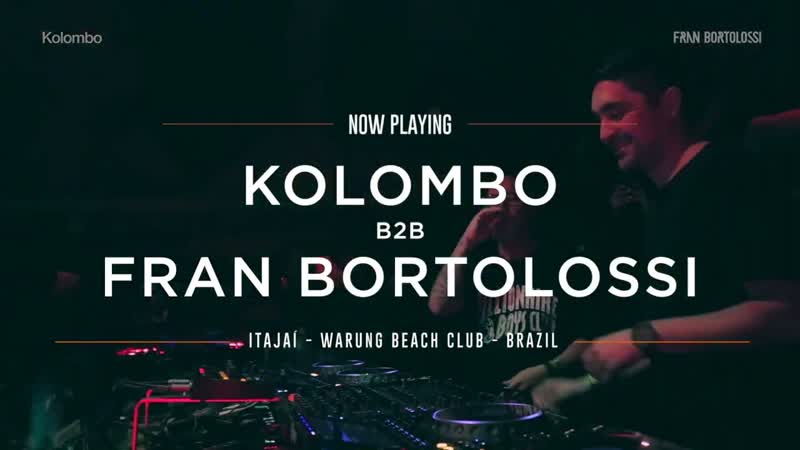 Трансляция i hd [15 o3 2o23 ] ● kolombo b2b fran bortolossi @ warung beach club