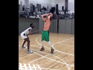 Enes continues to put in that work! can’t wait to see this guy play in green he’s gonna be a fan favorite right away