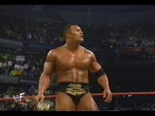 Backlash wwf title the rock vs triple h (c)