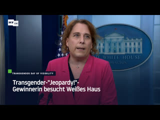 Transgender "jeopardy!" gewinnerin besucht weisses haus