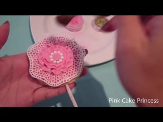 Sugarveil® icing edible lace wedding cookie pops cupcakes how to