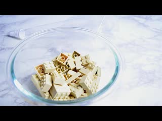 [tomosteen] lego churros lego in real life 6 / stop motion cooking & asmr