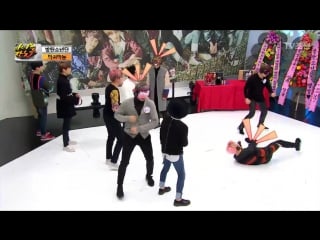 [show] 170307 bts not today (с повязкой на глазах и наушниками) @ отрывок из idol party