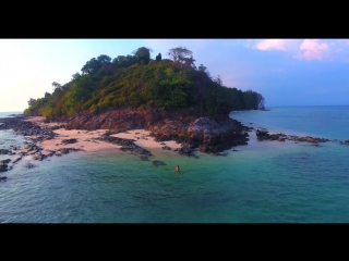 Thailand phi phi and phuket drone dji phantom 4 boats and model 4k video