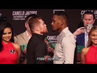 Canelo alvarez vs daniel jacobs face off