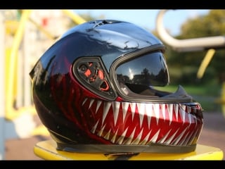 Аэрография шлема от аэросалют веном venom призма 35мкм кенди красный candy red