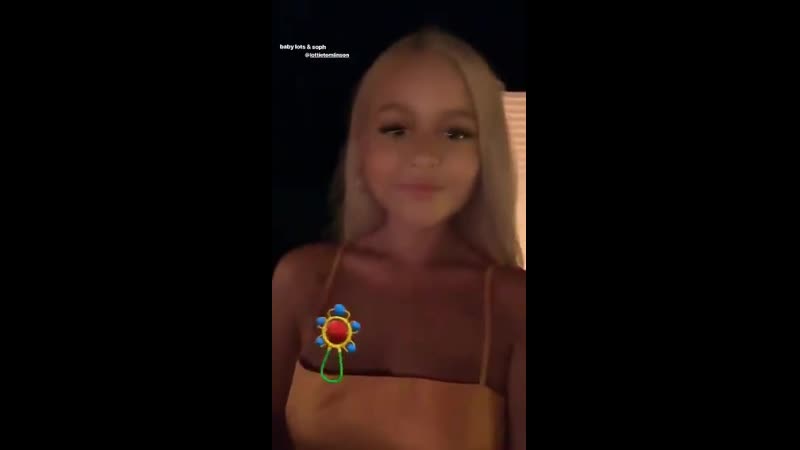 Posted porn video – Sophia posted this video of lottie using the baby filter of snapchat