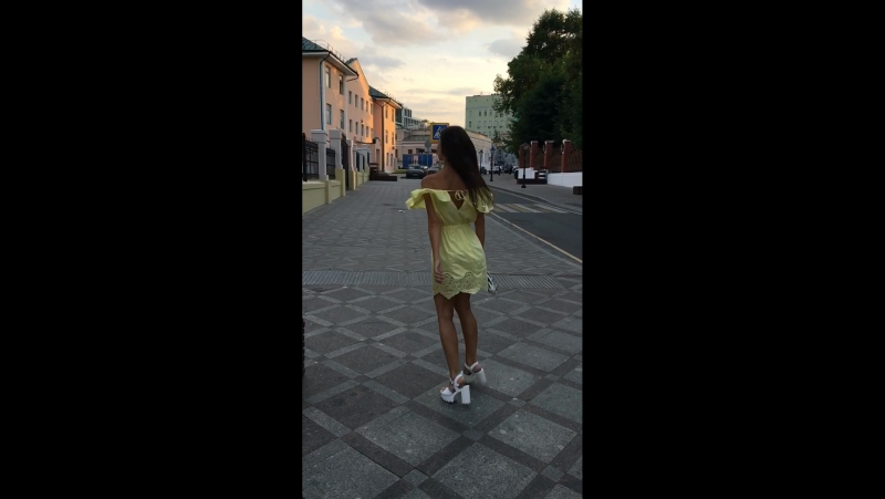 Летнее платье из итальянского хлопка)