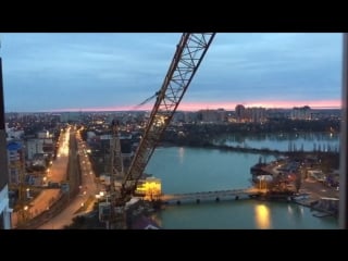 Sunrise krasnodar timelapse