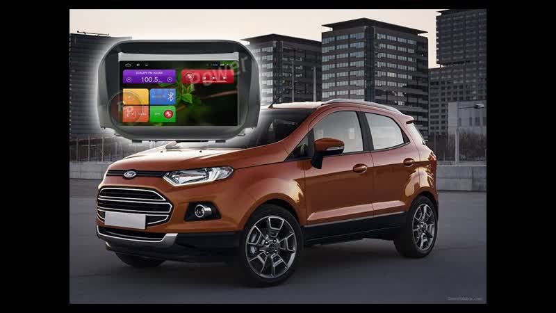 Ford ecosport штатное головное устройство тест устанои android, redpower 18250