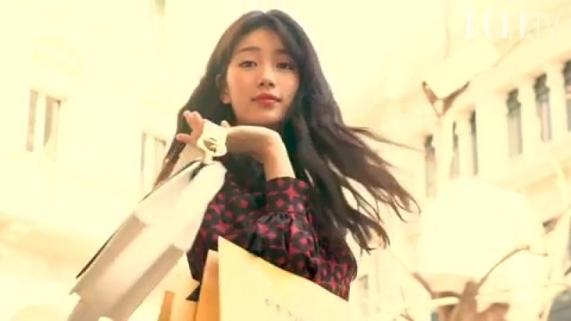 Suzy for elle korea 2017 september issue collaboration with fendi bts