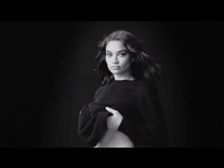 Black cashmere featuring shanina shaik