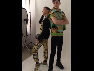 Модели "photomodel style" на фотосессии для "grand boutique" (backstage)