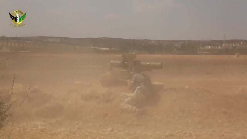 Сирия 09 09 2018 протурецкие боевики султан мурад птурят позицию птрк в районе аль баб