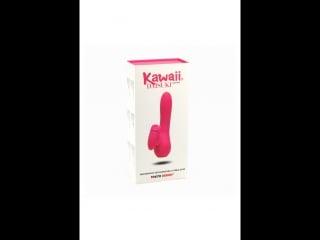 Вибратор с клиторальным стимулятором «kawaii daisuki 3»