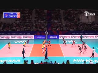 Gabriela braga guimaraes (gabi) fantastic volleyball spikes womens vnl 2018