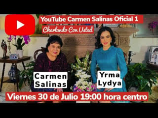 ⥠🇲🇽 ➦ yrma lydya en "charlando con usted" con carmen salinas