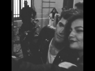 Selfie whith sean o'pry after balmain fw16