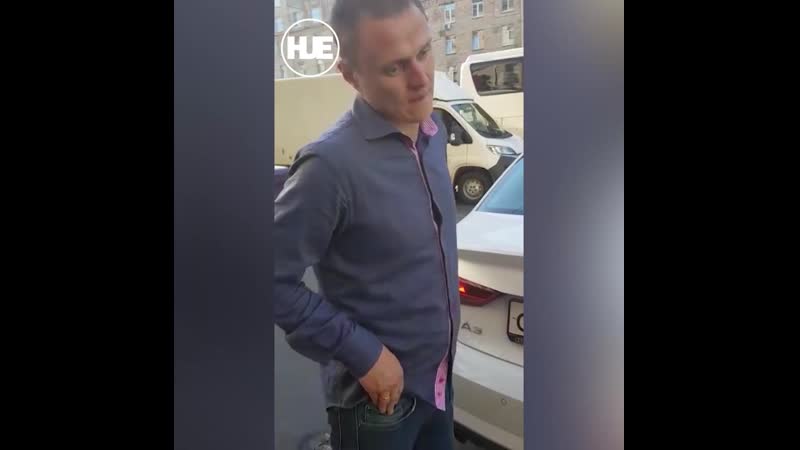 В петербурге патрульные поймали неадекватного водителя каршеринга